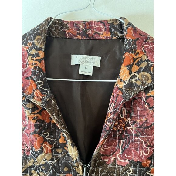 Cristopher Banks Fall Vest Medium Womens - Picture 2 of 7